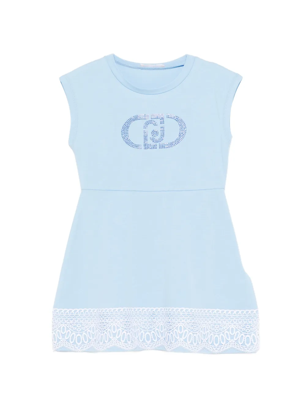 LIU JO detail lace dress - Blu