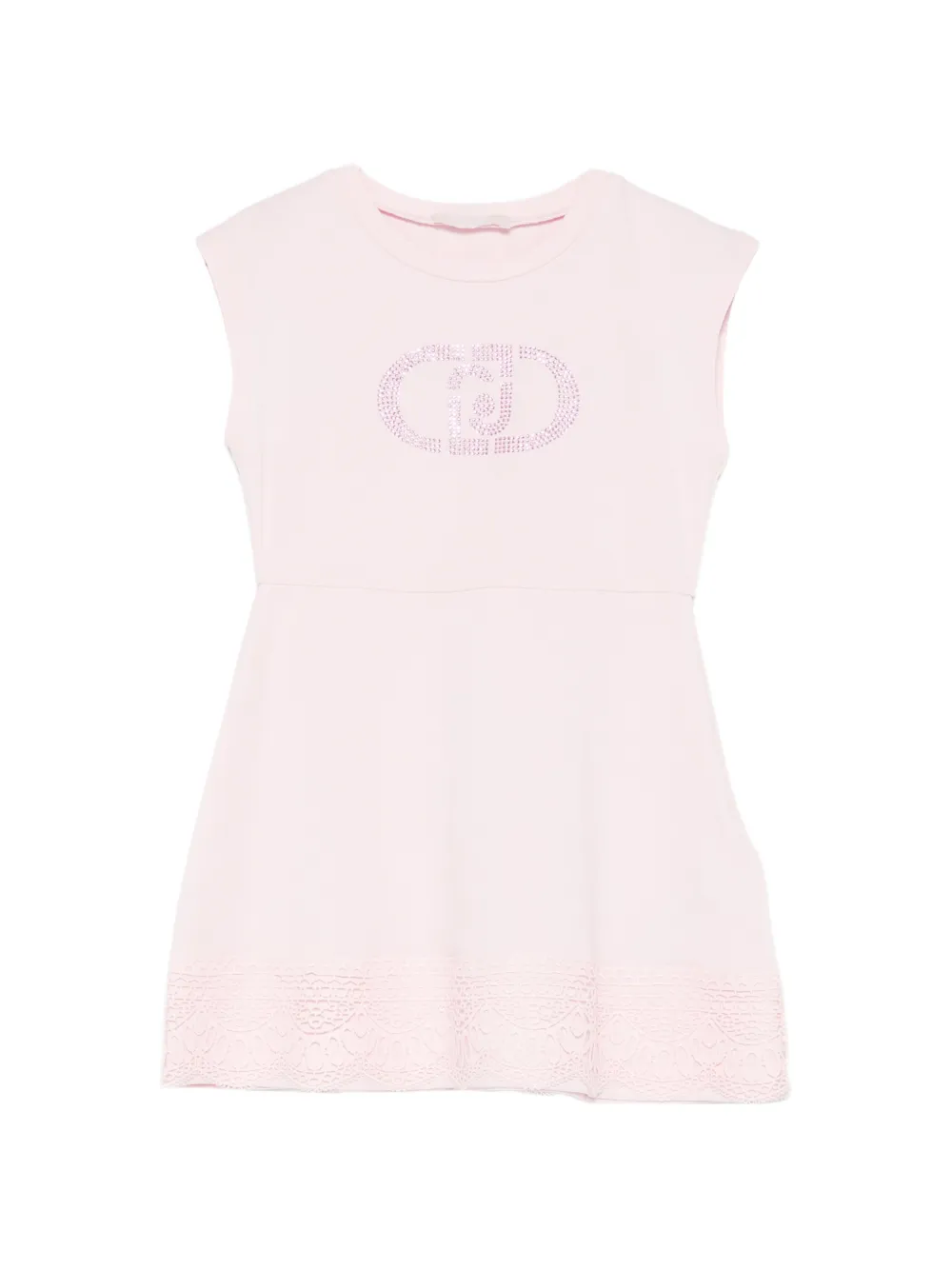 Liu Jo Kids lace embellished dress - Rosa