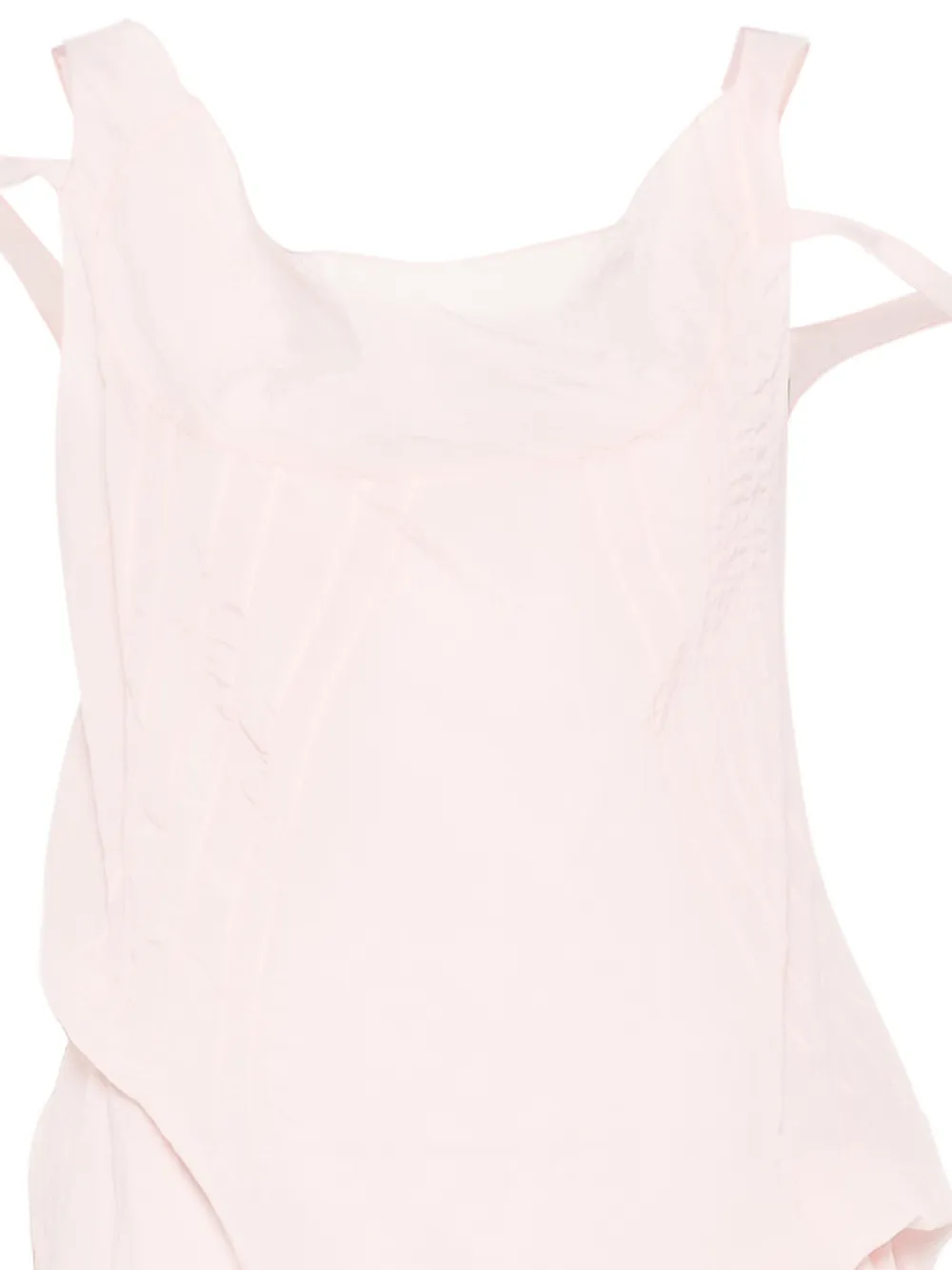  Plan C Crincled Midi Dress - Pink 