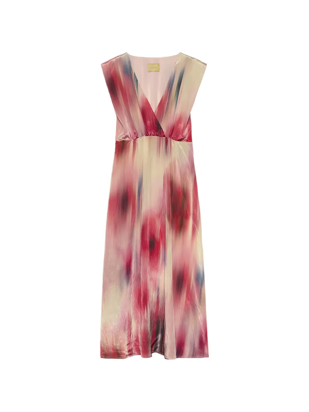 Momoni Libelula V-neck maxi dress - Rosa