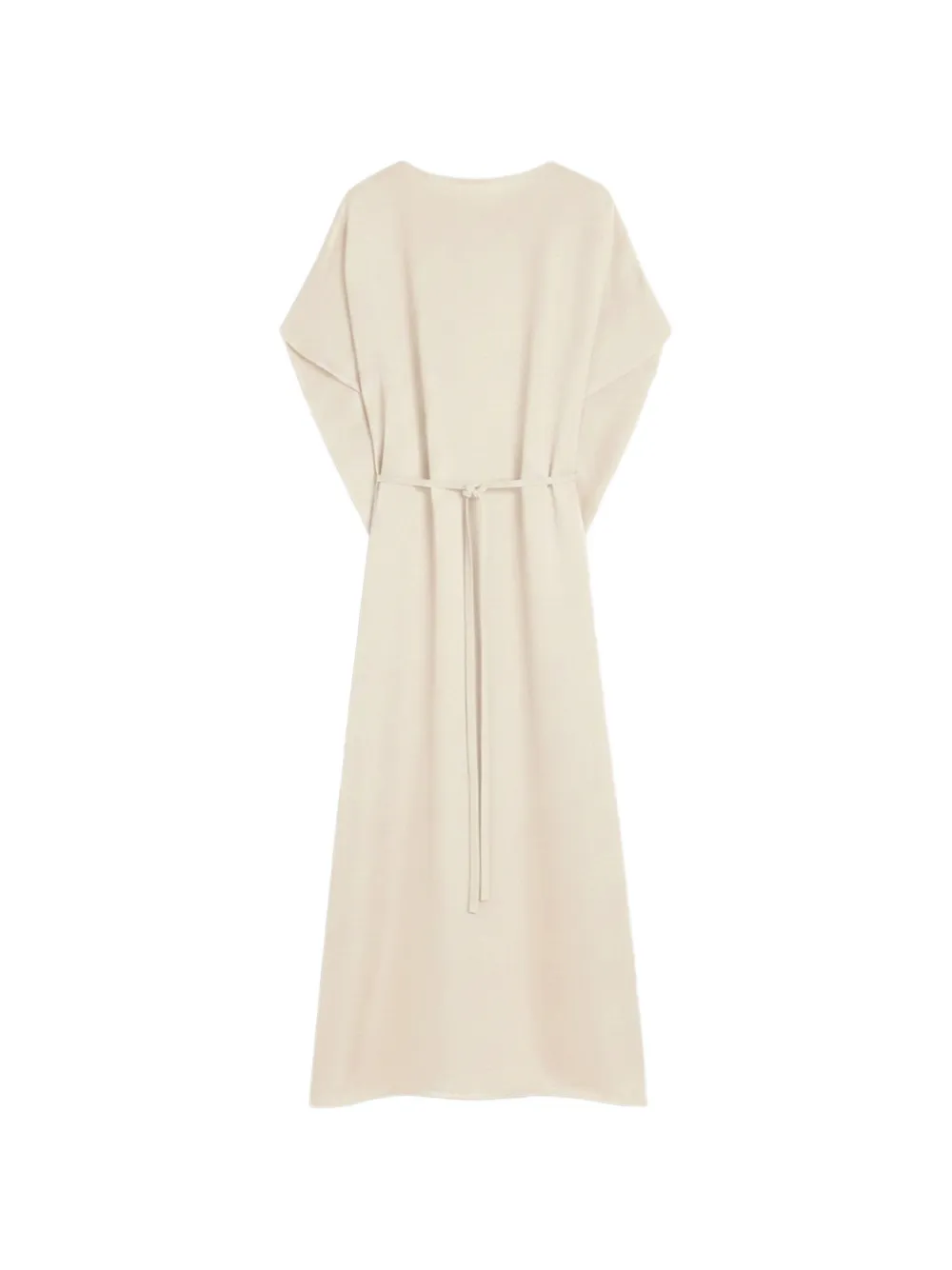Momoní Sakari Cape-sleeves Maxi Dress In Neutral