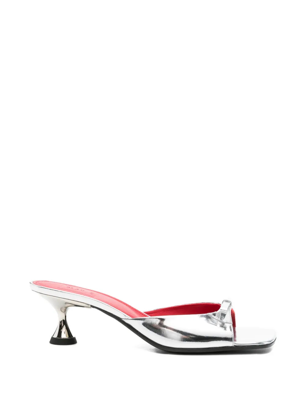 Plan C bow-detail leather sandals - Argento