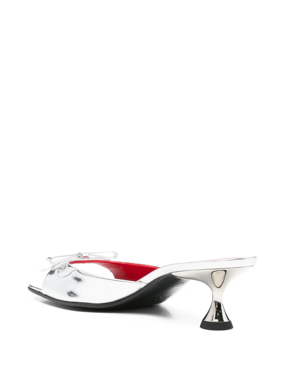 Plan C Sandalen met strikdetail Zilver