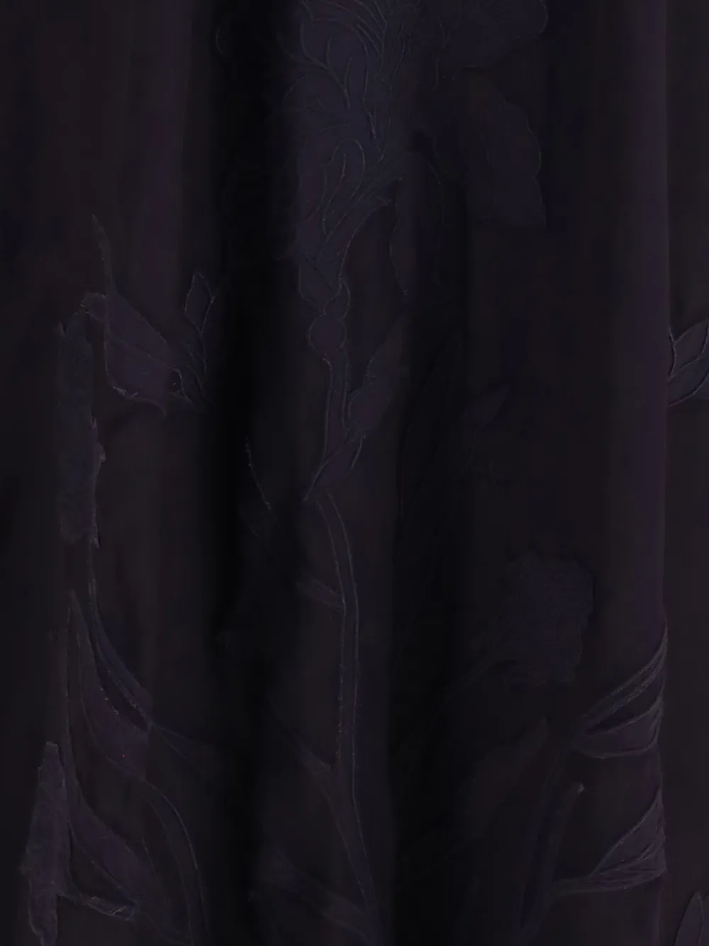 Embroidery Crepe Dress
