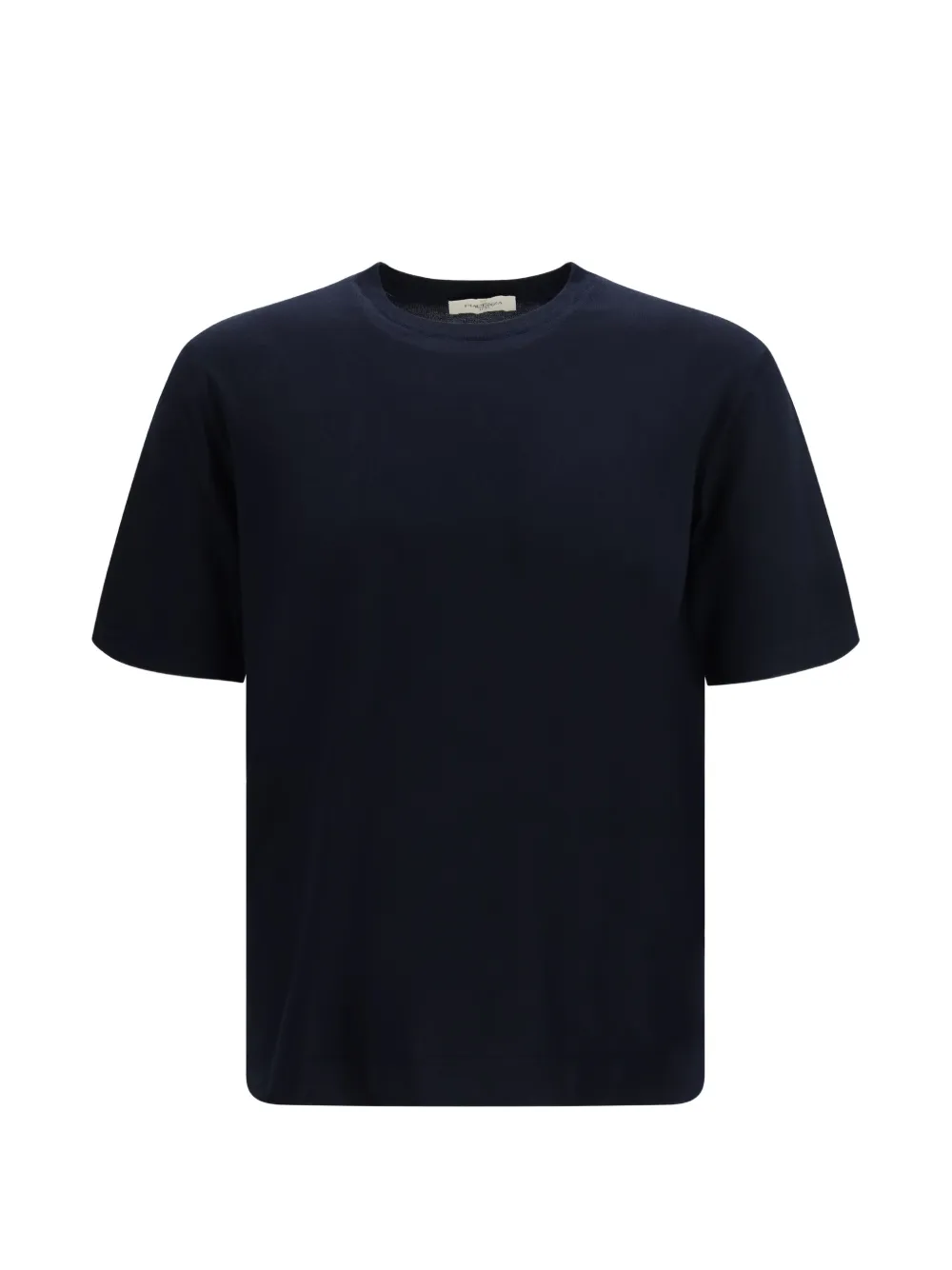Piacenza Cashmere ribbed crew-neck T-shirt - Blu
