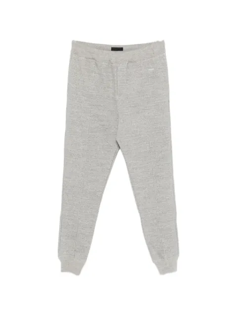 Prada logo-embroidery track pants