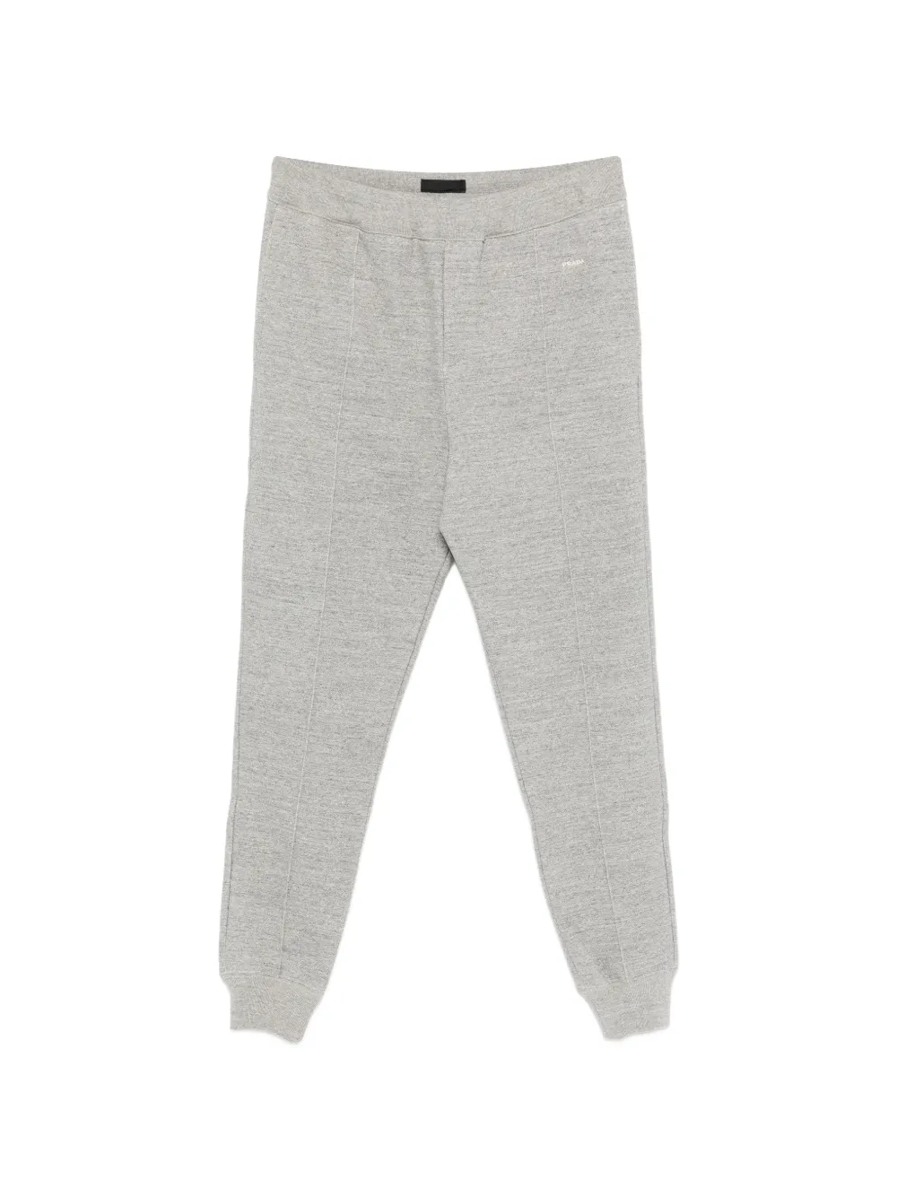 Prada logo-embroidery track pants - Grigio