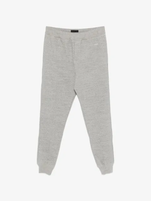 Prada logo-embroidery track pants