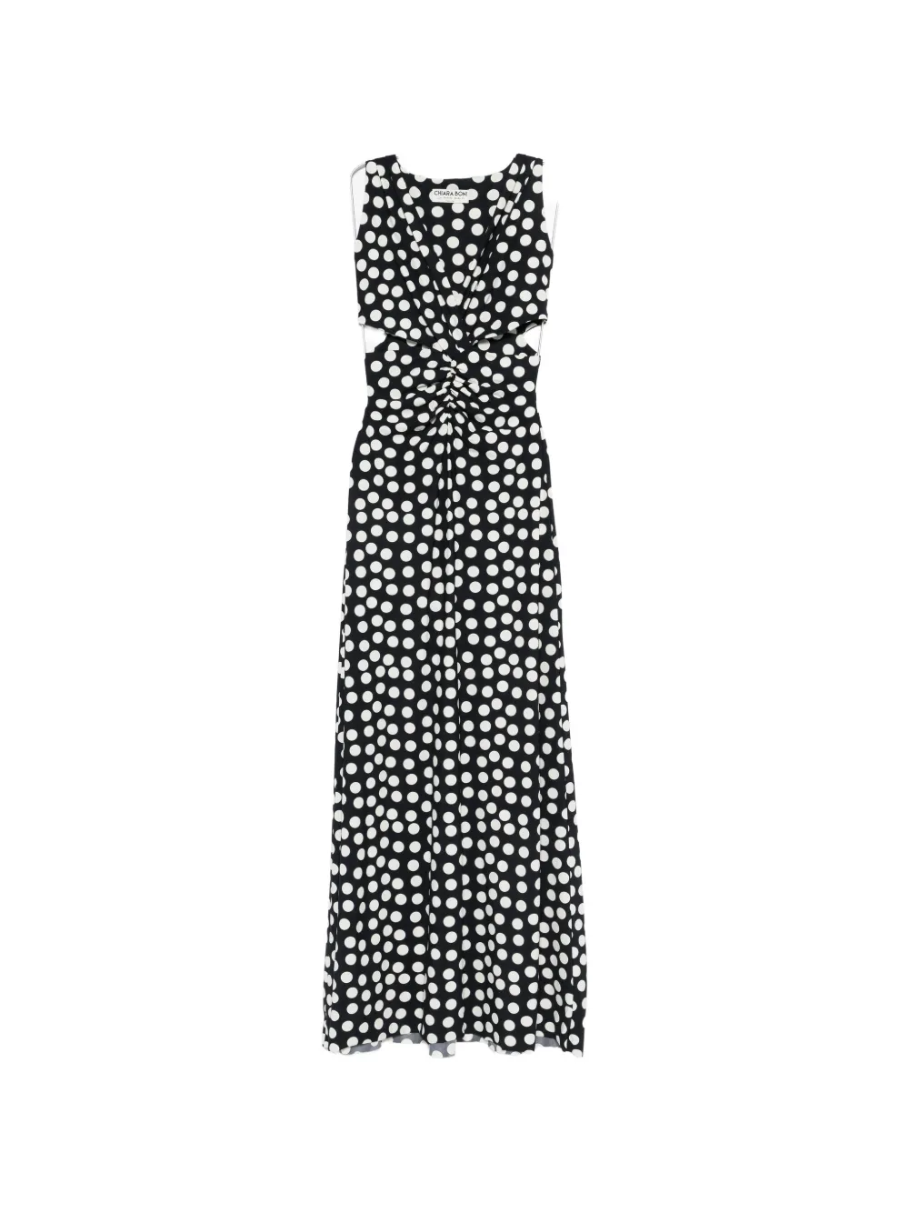 CHIARA BONI La Petite Robe Ayoan polka-dot maxi dress - Nero