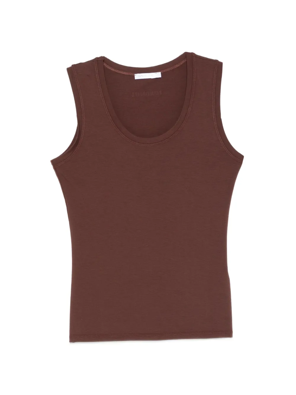 Patrizia Pepe round-neck vest top - Marrone