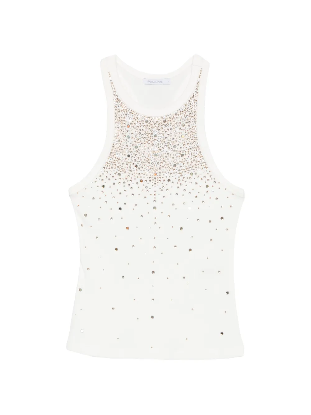 Patrizia Pepe embellished top - Bianco