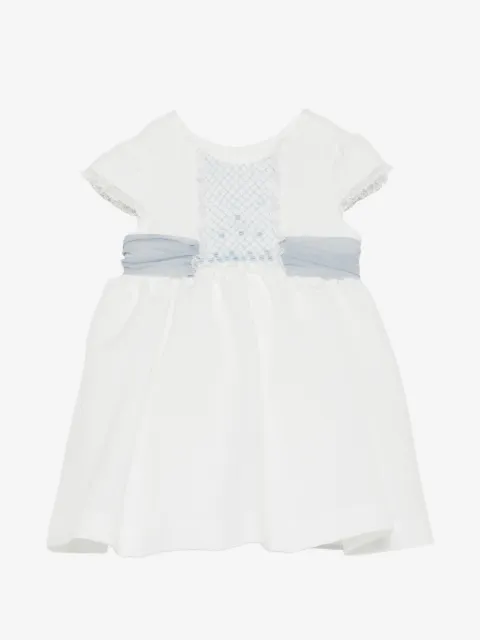 AMAYA vestido con ribete de encaje y detalle de moño