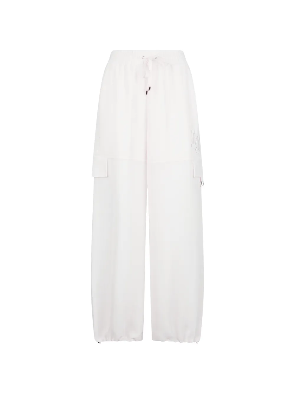 LIU JO mesh-design cargo trousers - Toni neutri