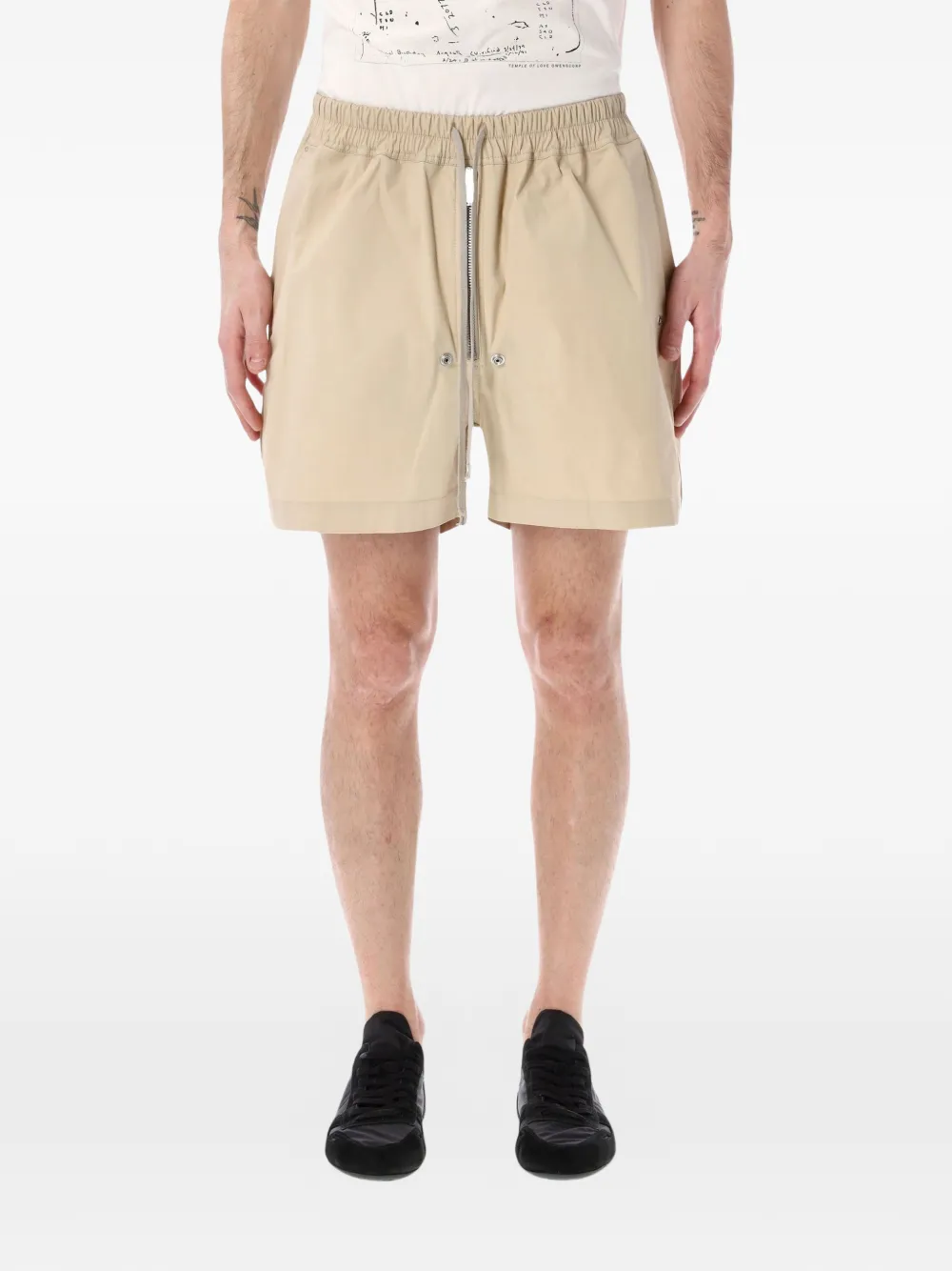 Rick Owens Bella zipped boxers shorts - Toni neutri