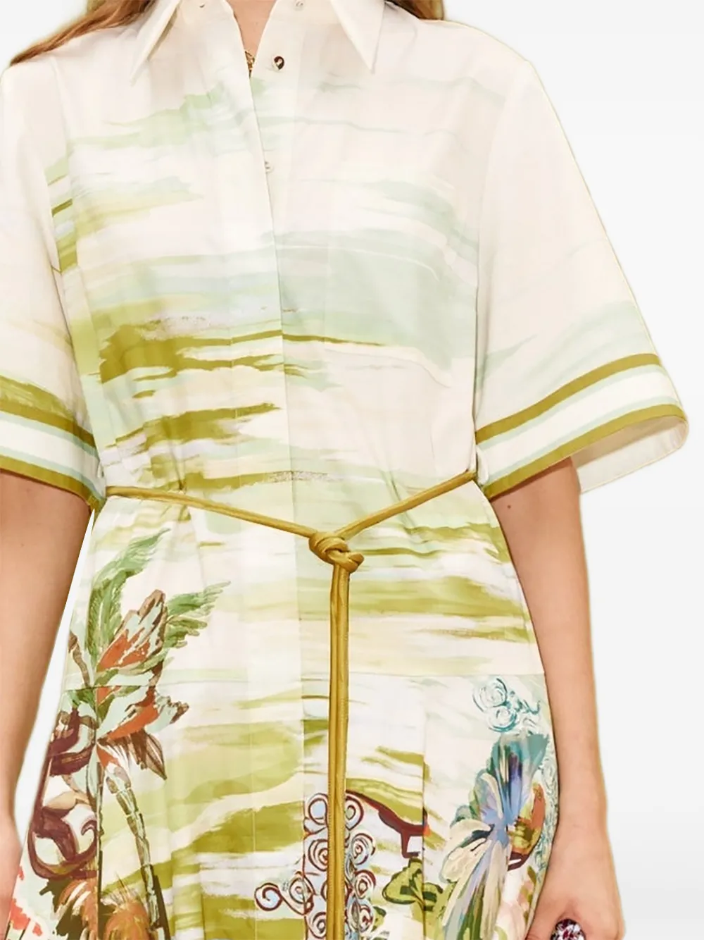 Jungle Boogie Midi Shirt Dress