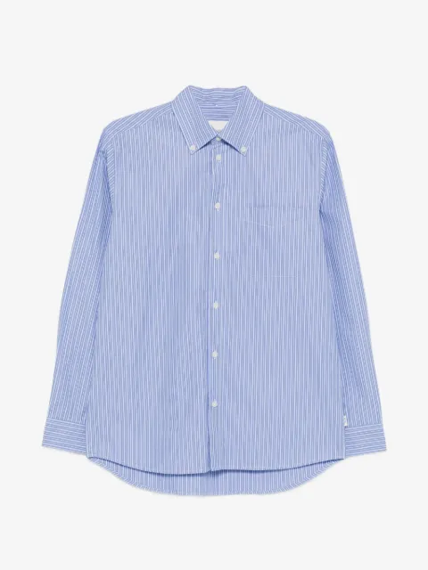 Les Deux camisa con rayas estampadas