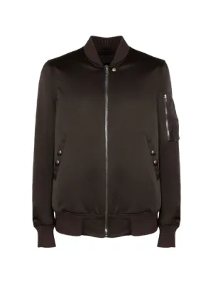 Rick Owens シアリングカラージップジャケット | ブラウン | FARFETCH JP