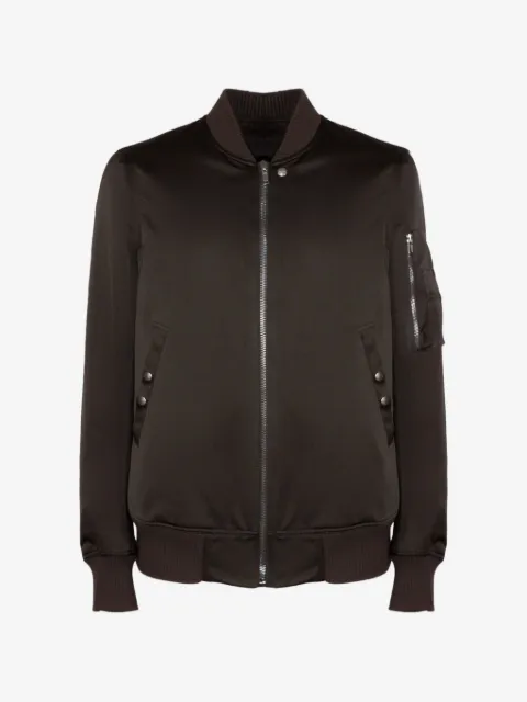 Rick Owens zip-up bomber jacket