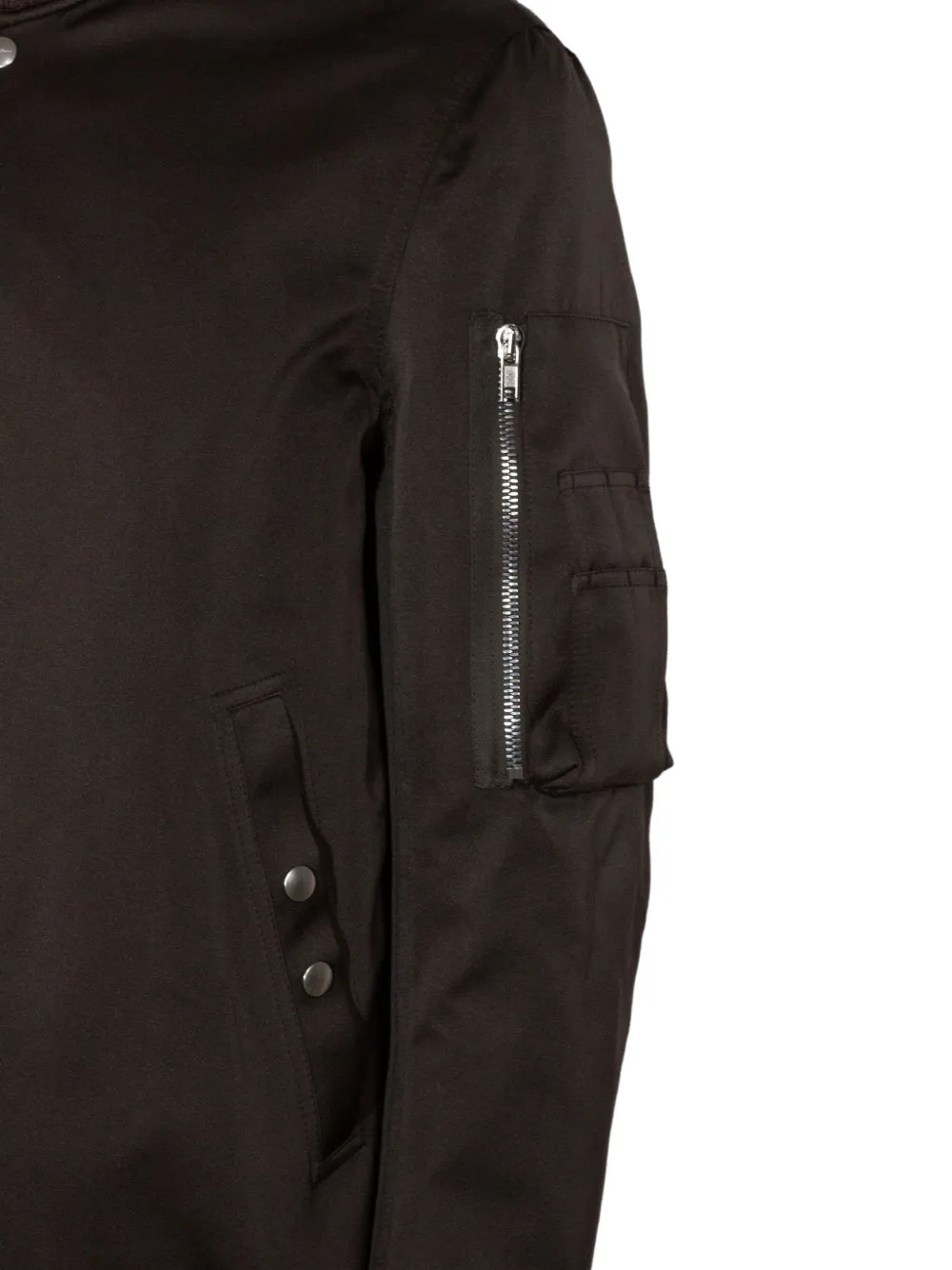 Rick Owens Bomberjack met rits Bruin