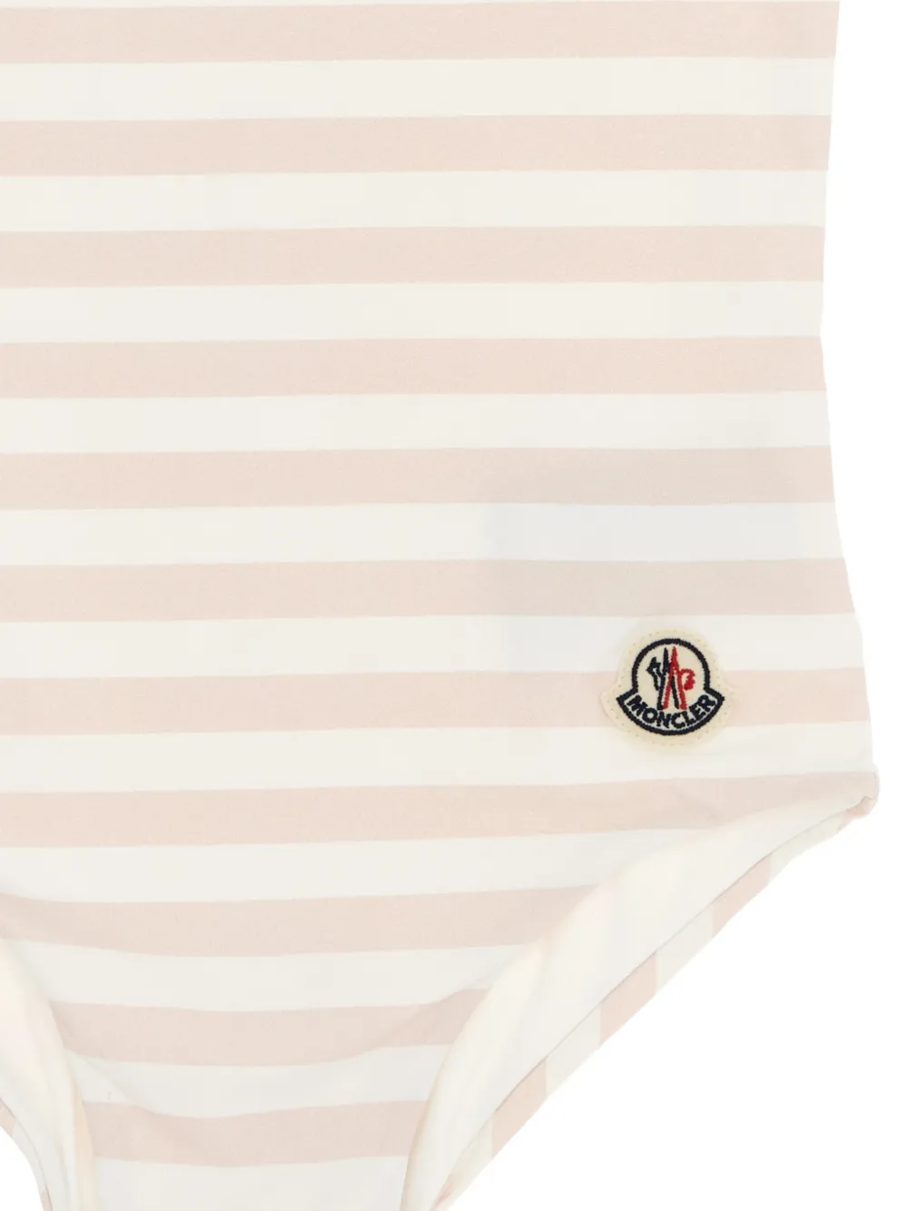  Moncler Enfant Striped Swimsuit - White 