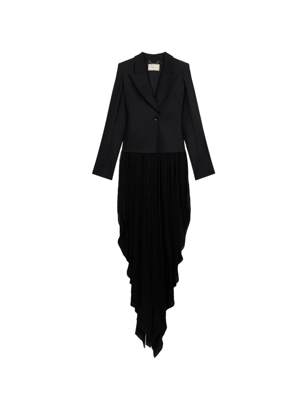 Blumarine Blazer monopetto con orlo asimmetrico - Nero