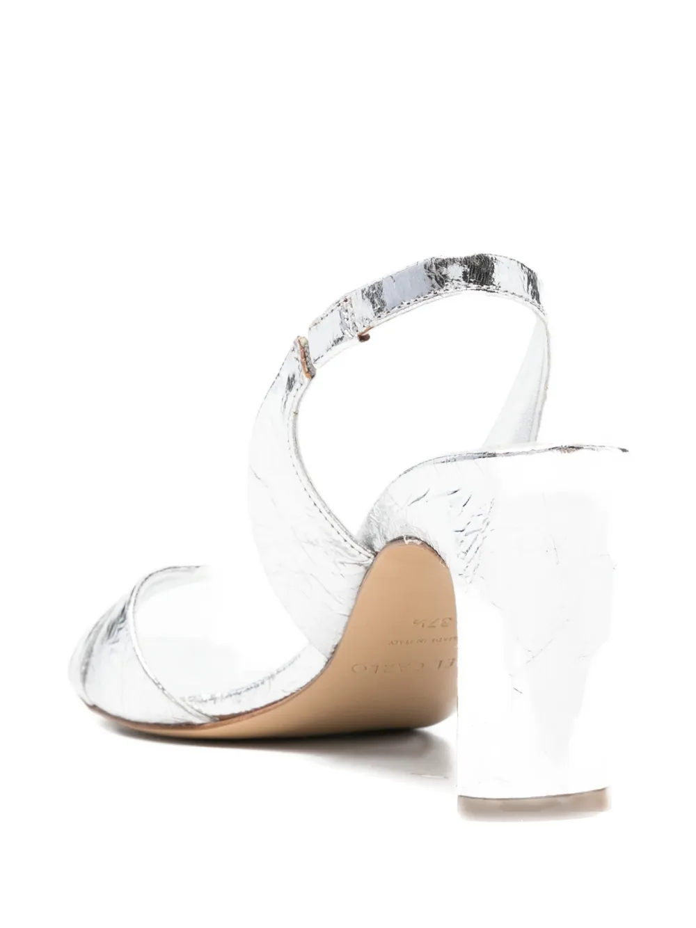 Del Carlo Geknoopte sandalen Zilver