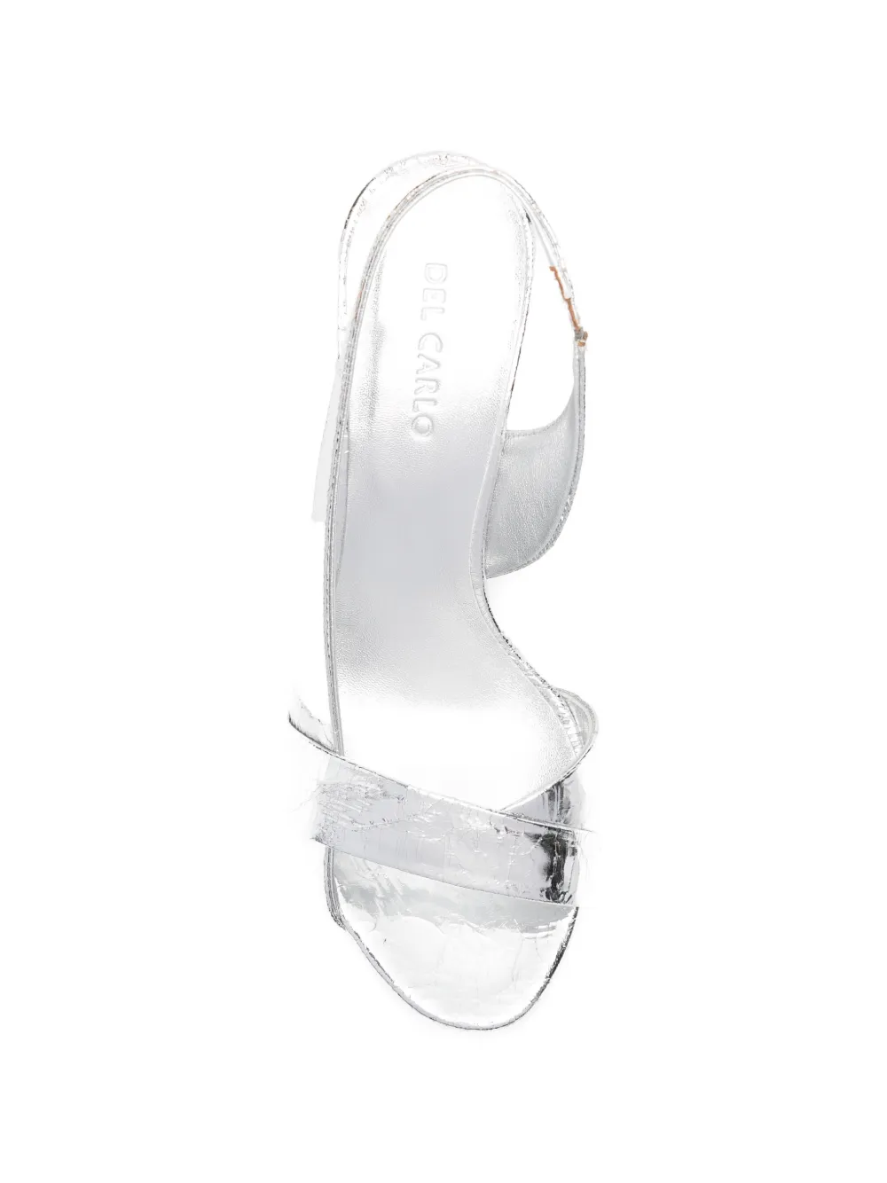 Del Carlo Geknoopte sandalen Zilver