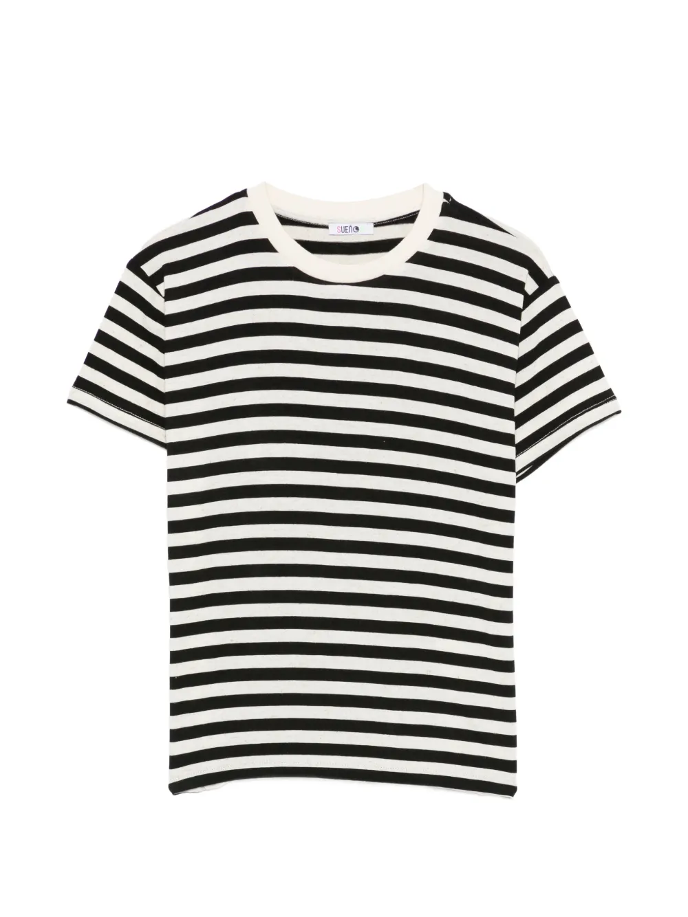 SUENOS Kidswear striped T-shirt - Nero