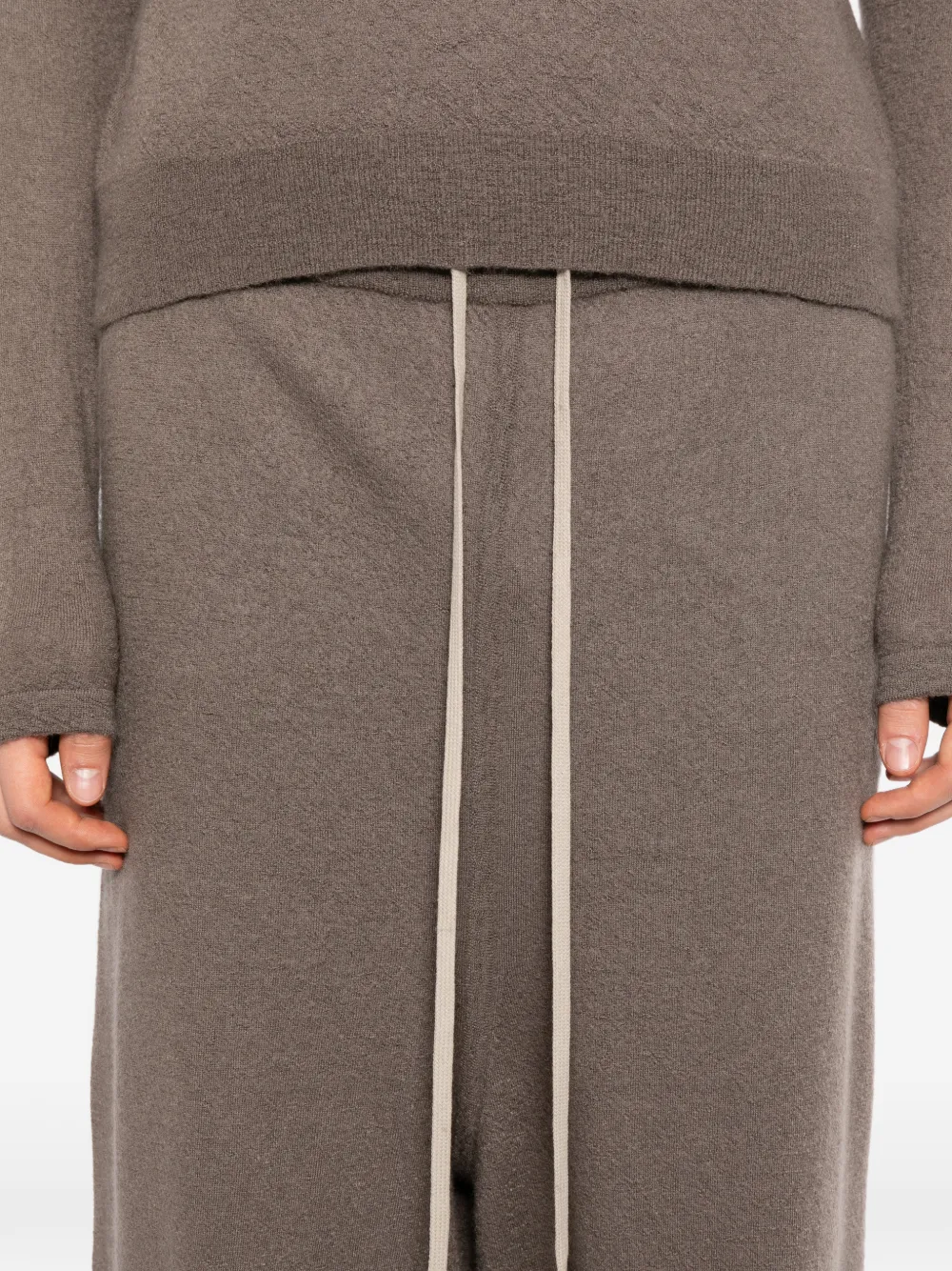 Rick Owens Broek met trekkoord Bruin