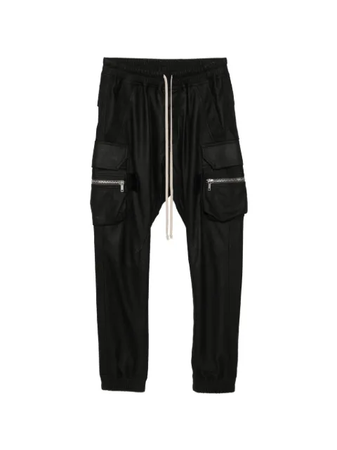Rick Owens Mastodon Megacargo Leather trousers