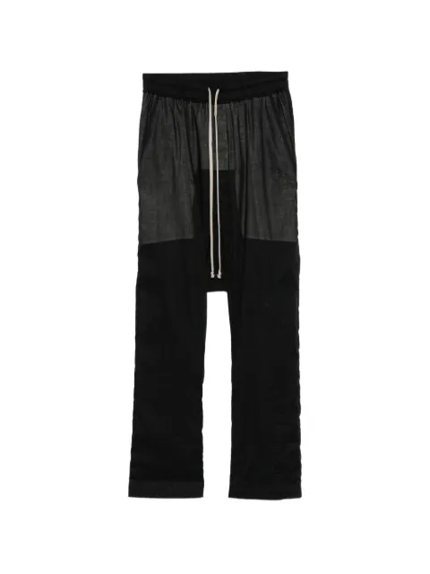 Rick Owens pantalones con cordones en la pretina