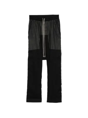 Rick Owens DRKSHDW ドローストリング ワイドパンツ | ブラック