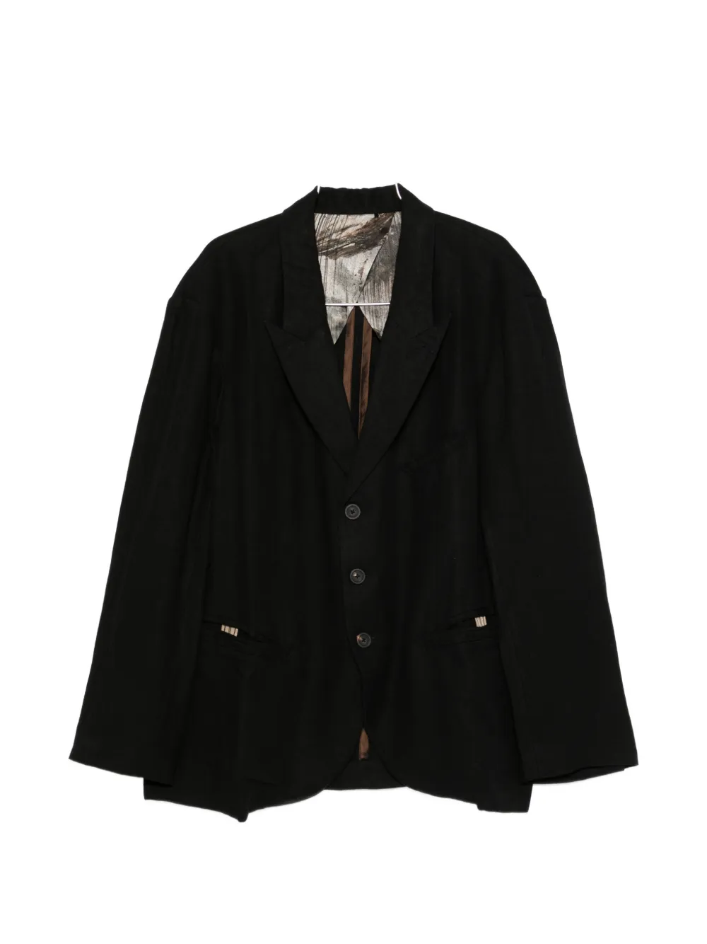 Ziggy Chen buttoned single-breasted suit jacket - Nero