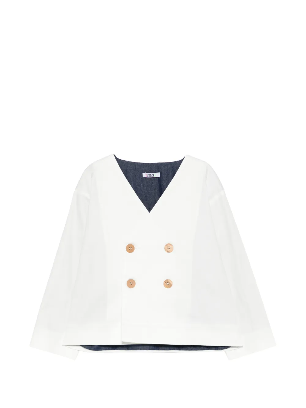 SUENOS Kidswear double-breasted blazer - Weiß