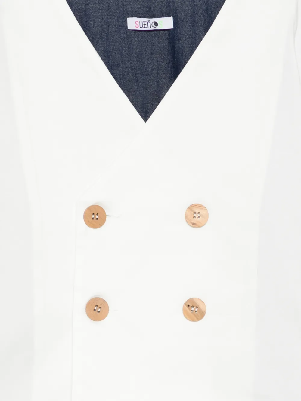  Suenos Kidswear Double-breasted Blazer - White 