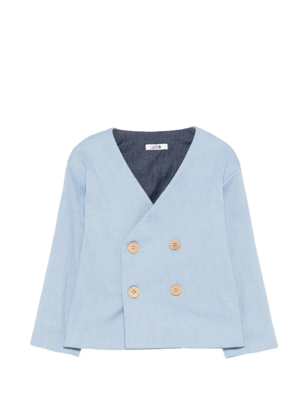 SUENOS Kidswear double-breasted blazer - Blue