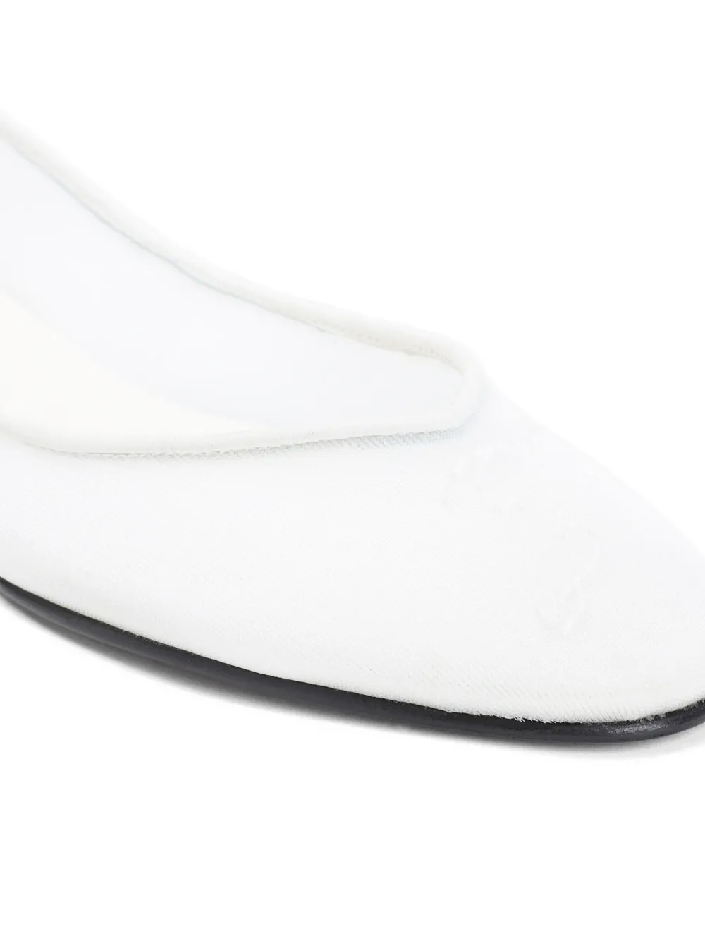 Jacquemus pointed ballet flats Wit