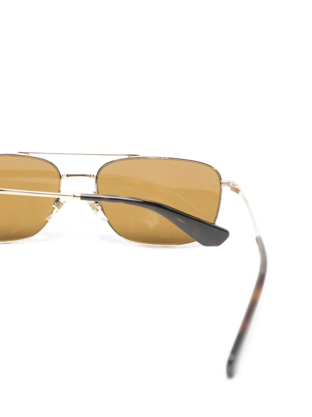 Burberry Eyewear Zonnebril met rechthoekig montuur Goud