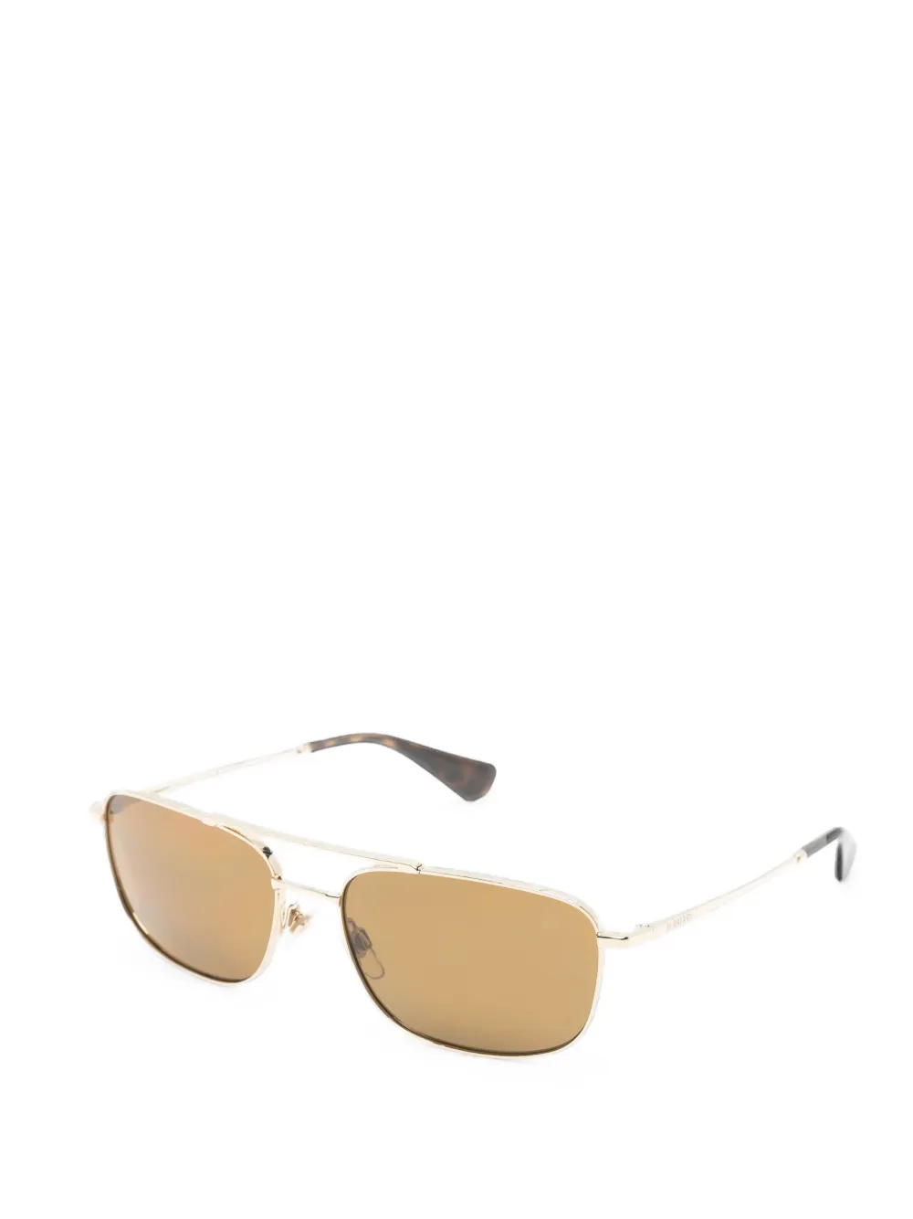 Burberry Eyewear Zonnebril met rechthoekig montuur Goud