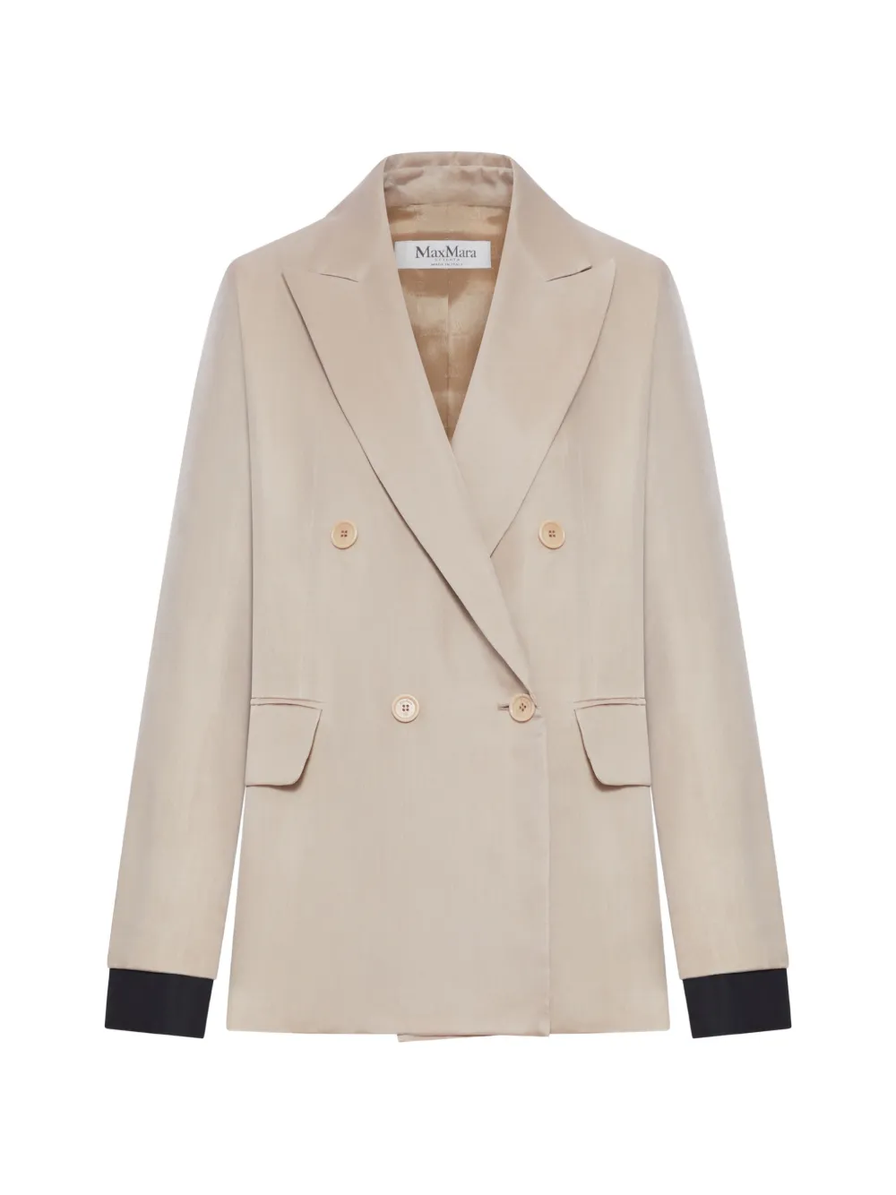 Max Mara double-breasted blazer - Toni neutri
