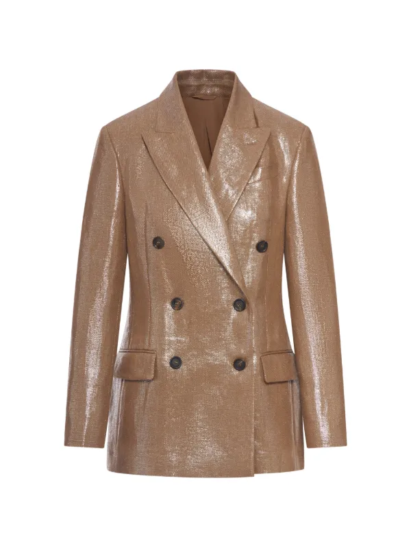 Brunello Cucinelli ダブルジャケット | ニュートラル | FARFETCH JP