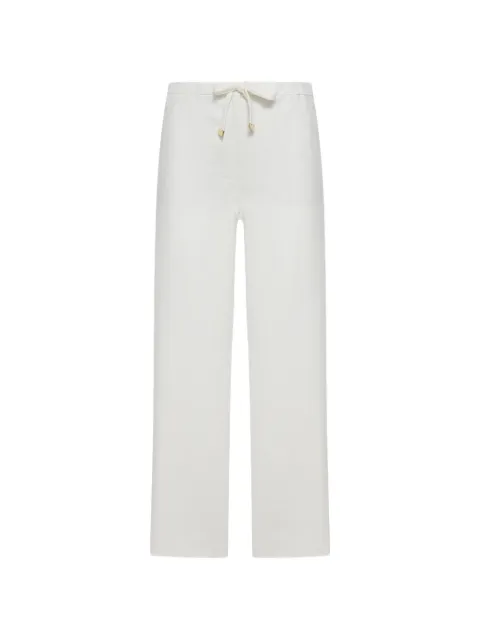 'S Max Mara pantalones palazzo con cordones en la pretina