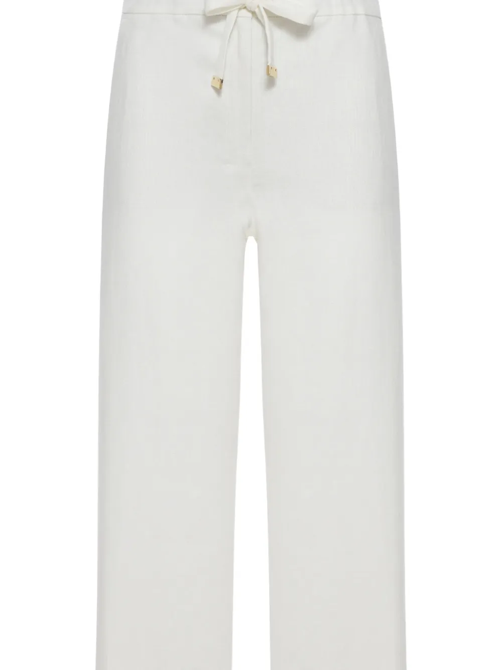 'S Max Mara Palazzo broek met trekkoord Wit