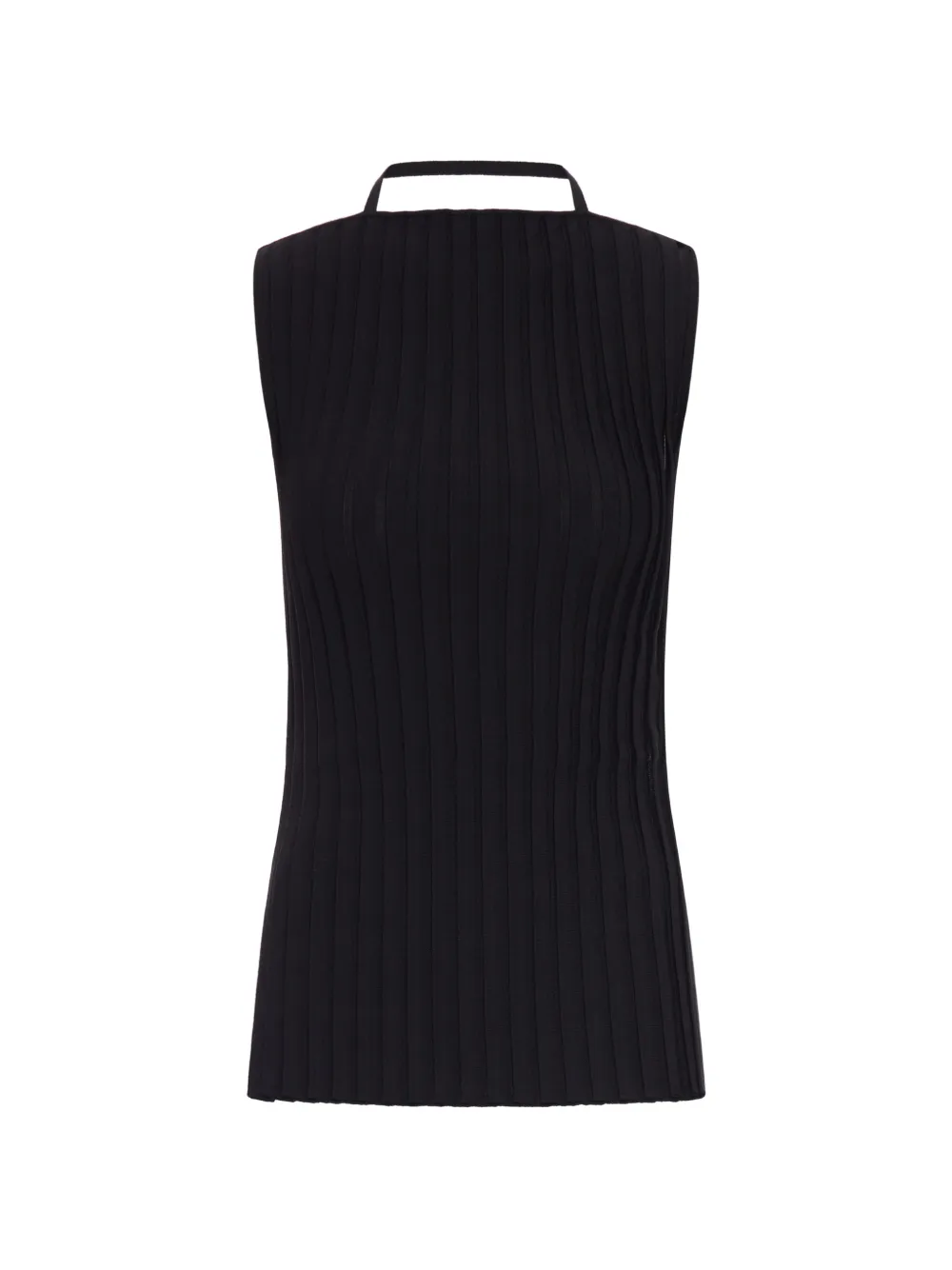  Sportmax Ribbed Top - Black 