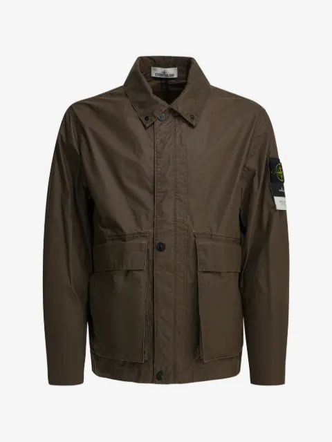 Stone Island 4100054 waxed pigment cotton tela jacket