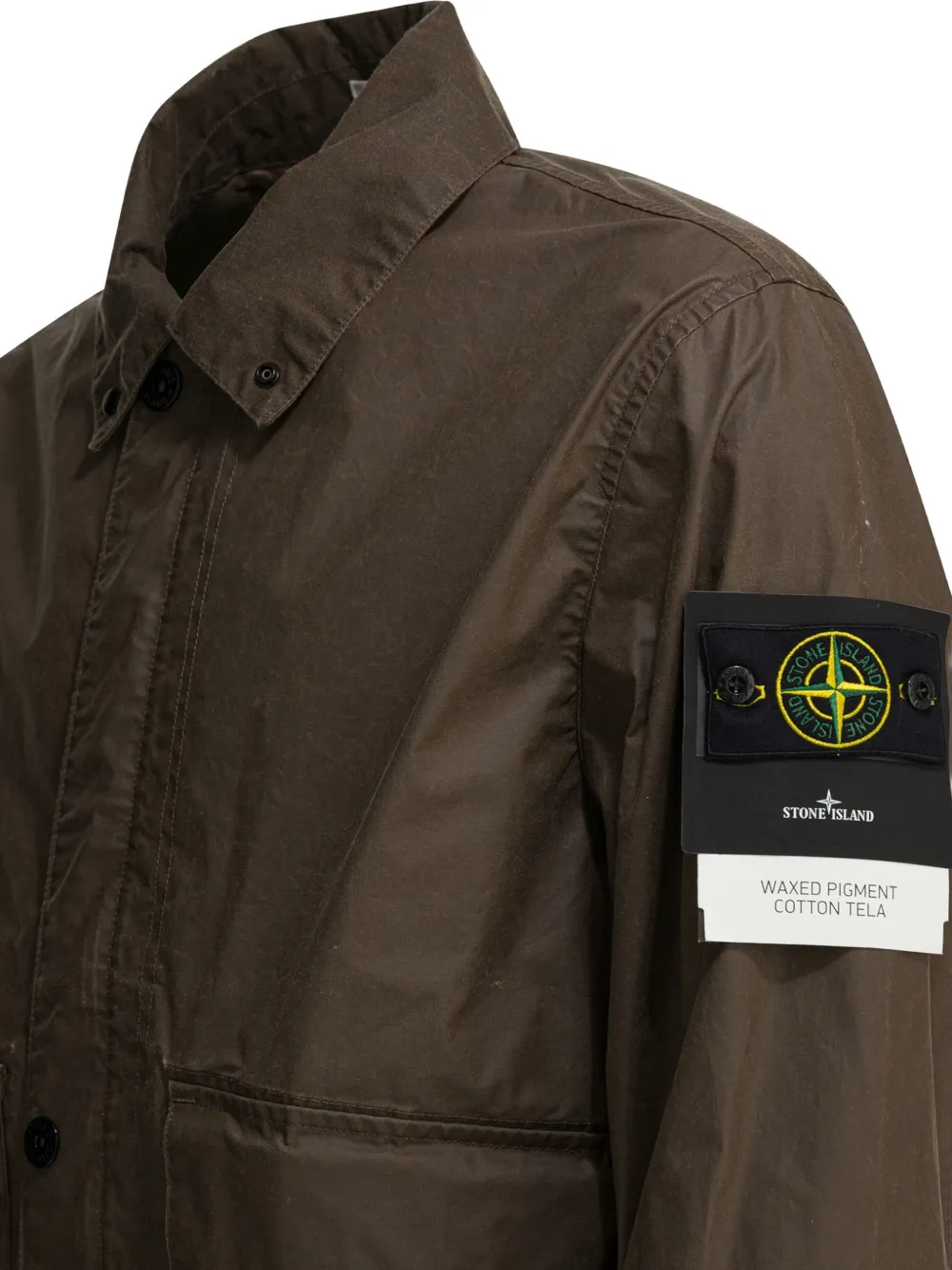  Stone Island Front-pocket Jacket - Brown 