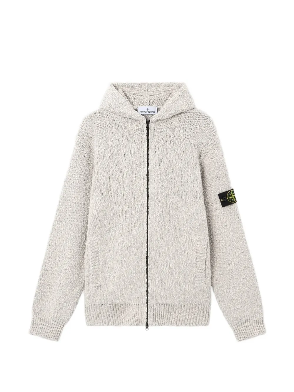 Stone Island zip-fastening hoodie - Toni neutri