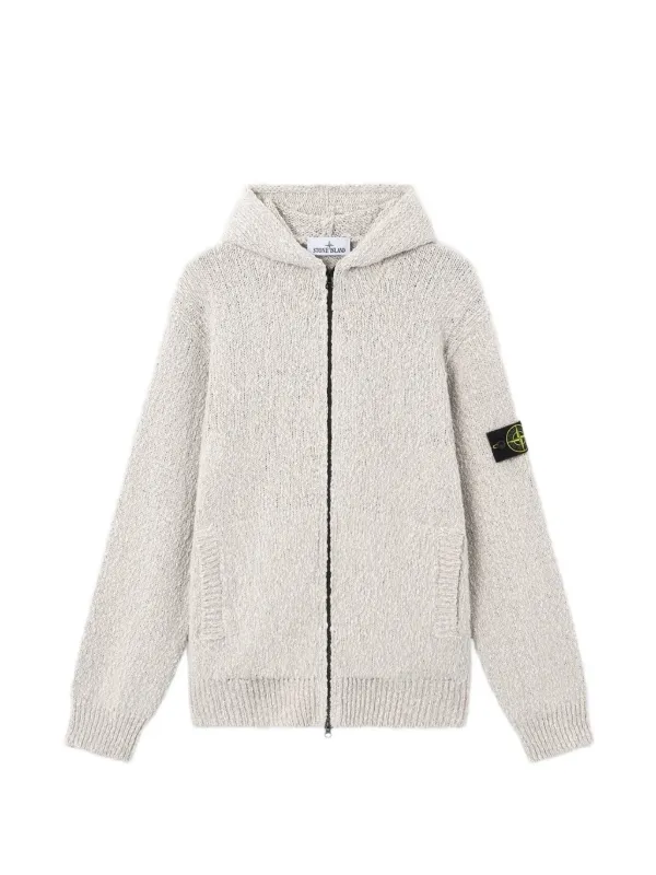 Stone Island ジップ パーカー | ニュートラル | FARFETCH JP