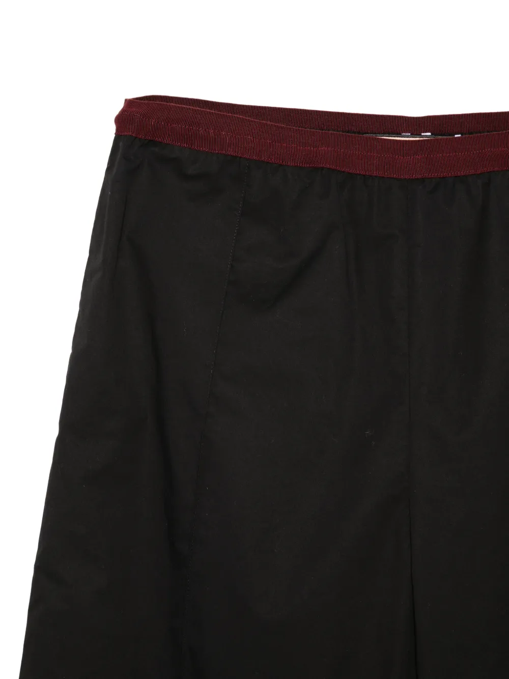 Plan C Elastische broek Zwart