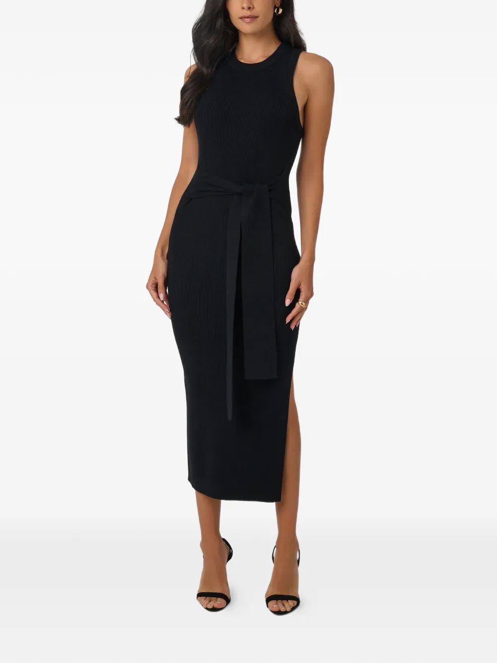 Toccin Piper racerback tie dress - Nero